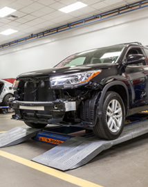 Toyota on vehicle lift | Monken Toyota of Mt. Vernon in Mt Vernon IL